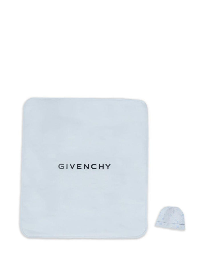 Coperta azzurra per neonato H30853 771 Givenchy Kids 