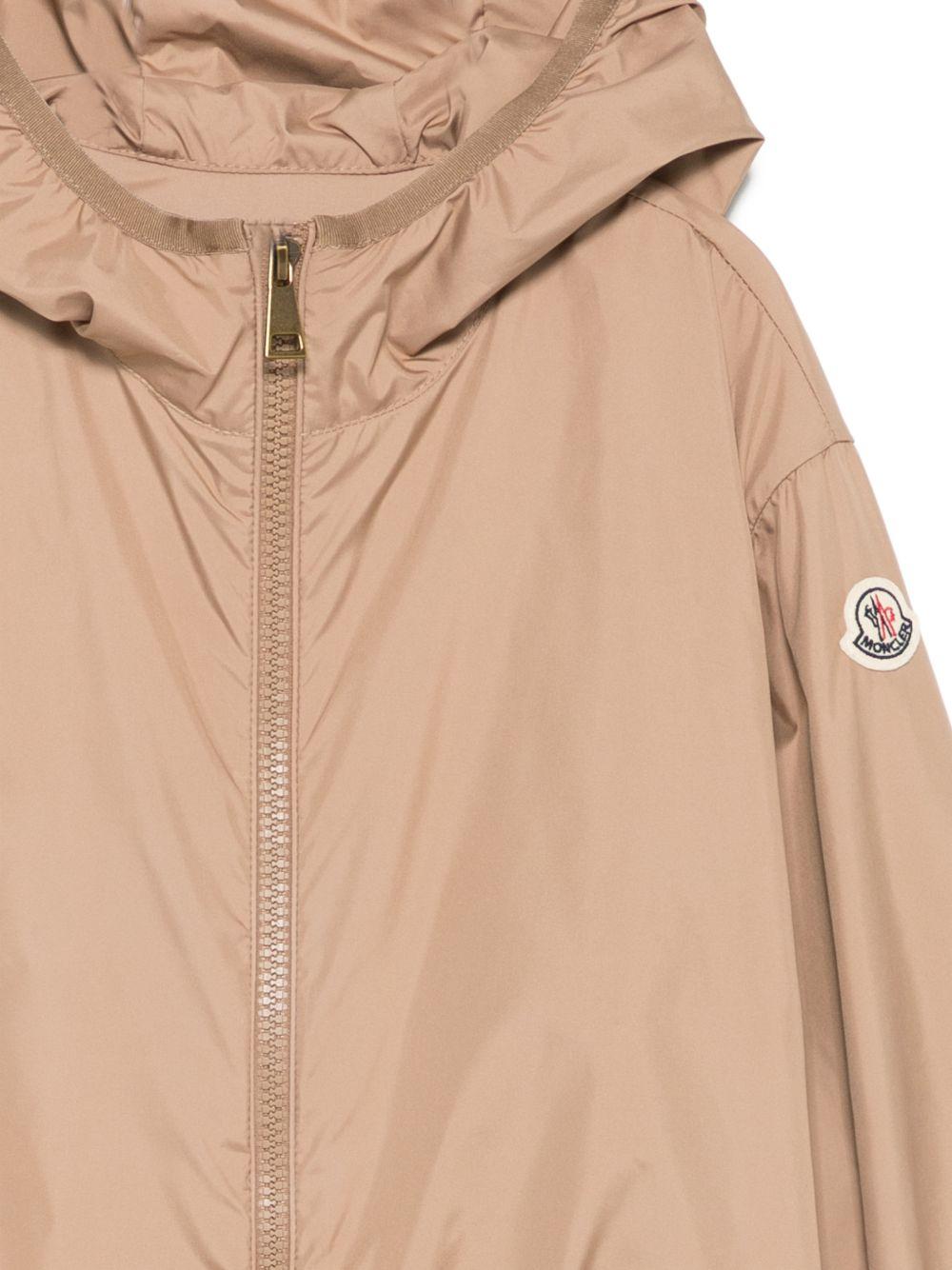 Giubbotto marrone chiaro per bambino 9541A0008354AQE 513 Moncler Kids 