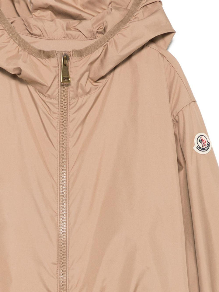Giubbotto marrone chiaro per bambino 9541A0008354AQE 513 Moncler Kids 