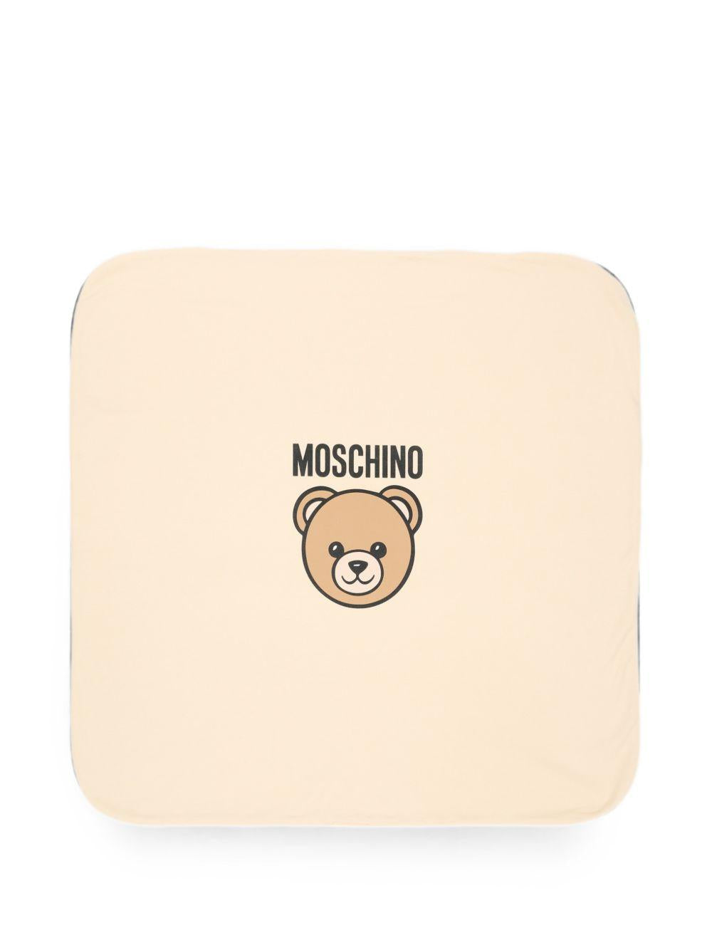 Coperta beige per neonato MUB00OLCA40 20404 Moschino Kids 