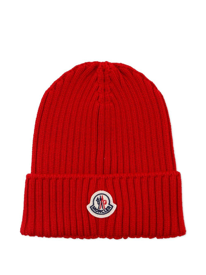 Cappelo rosso per bambino 9543B00009M1131 455 Moncler Kids 