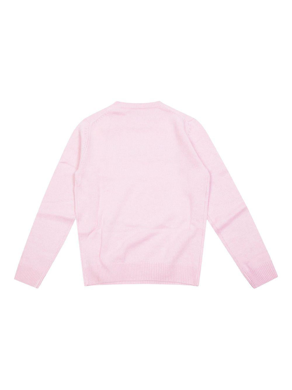 Maglione rosa chiaro per bambina PRC0001 00552I MC2 Saint Barth Kids 