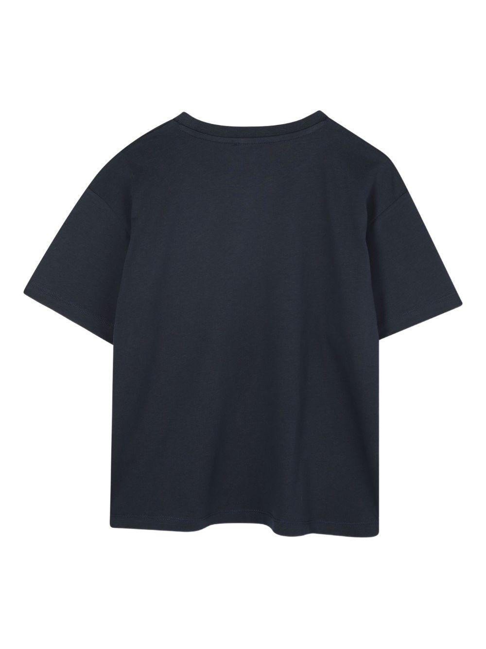 T-shirt blu navy per bambino K61505 845 Kenzo Kids 