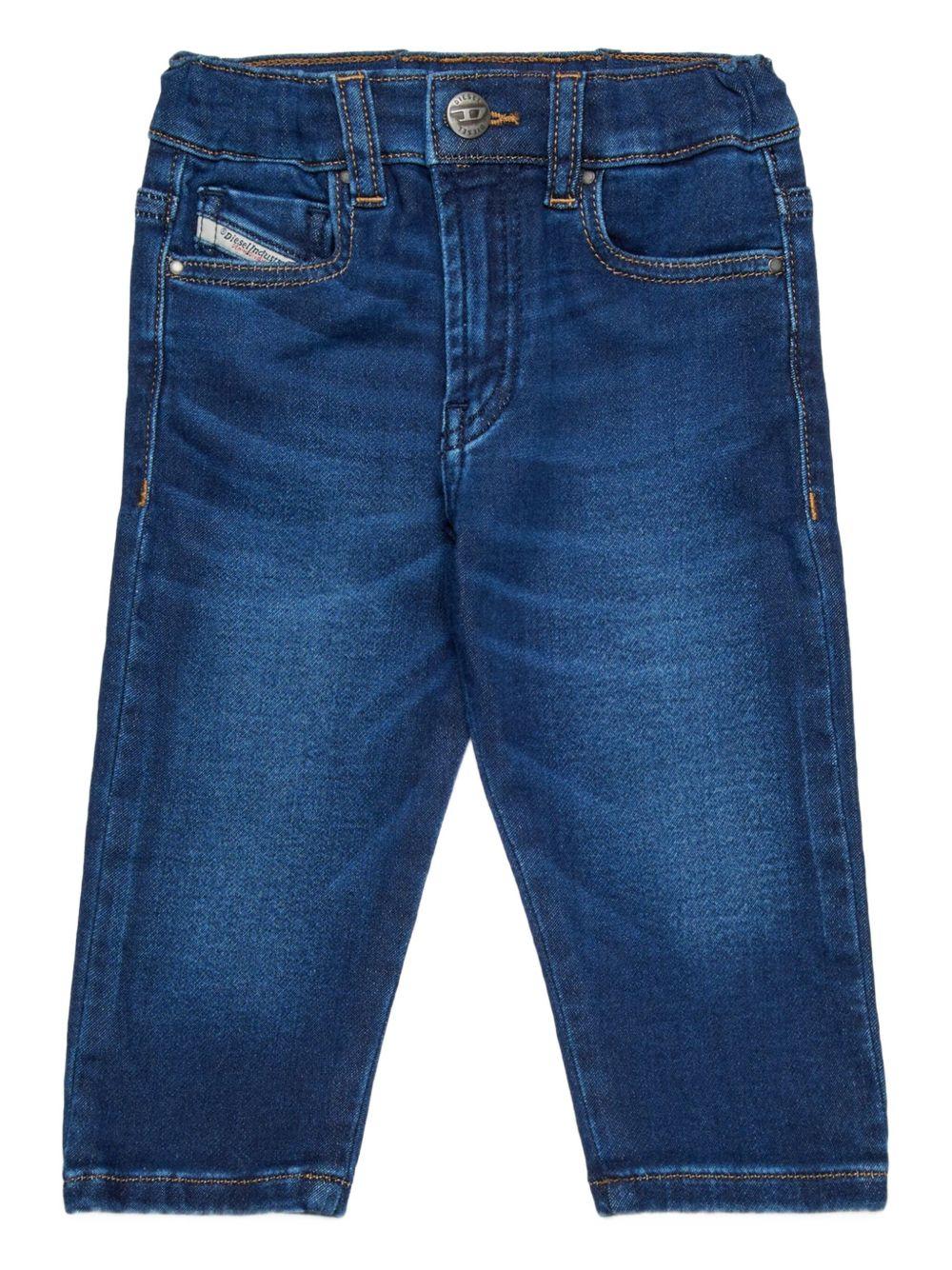 Jeans blu navy per neonato K00312KXBQG K01 Diesel Kids 