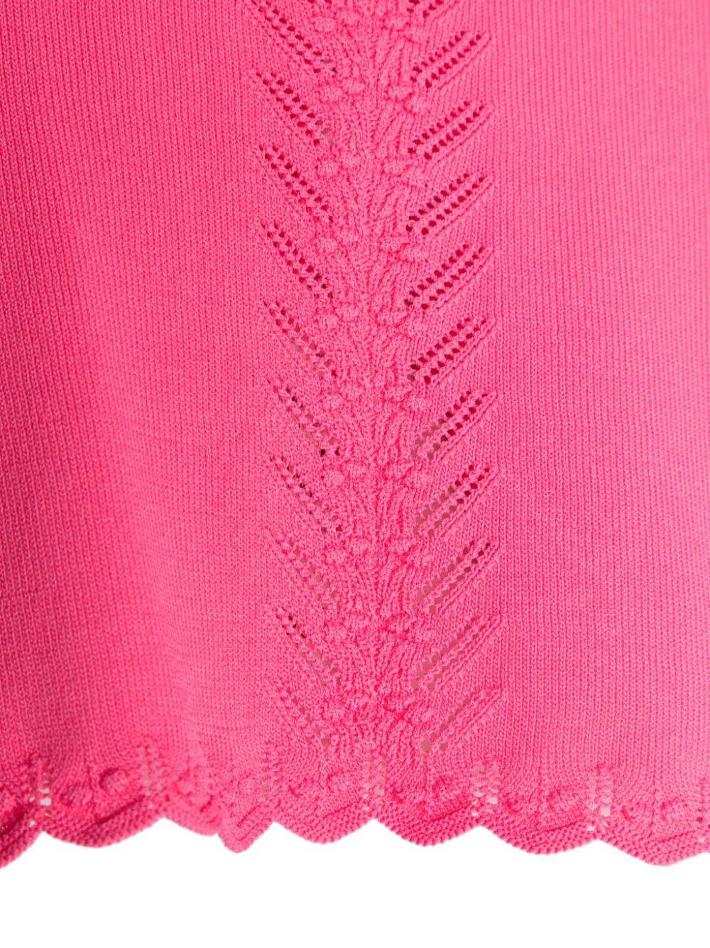 Fuchsia cardigan for girls