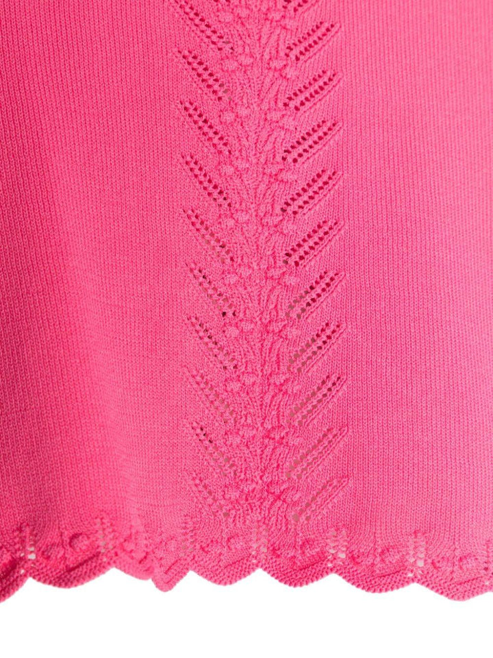 Fuchsia cardigan for girls