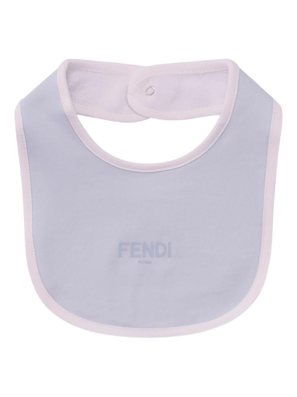 Tutina azzurra/bianca per neonato BUK1608RA F19J4 Fendi Kids 