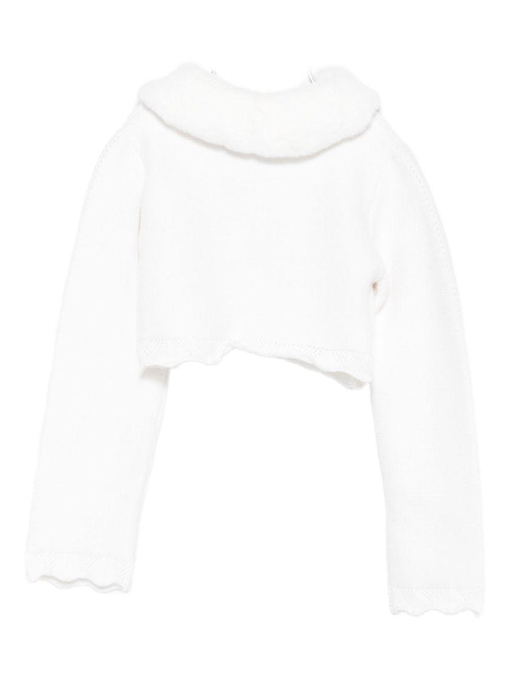 Cardigan bianco per neonata 5817 010 Abel & Lula 