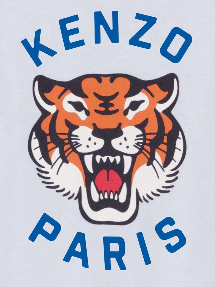 T-shirt azzurra per neonato K61721 77M Kenzo Kids 
