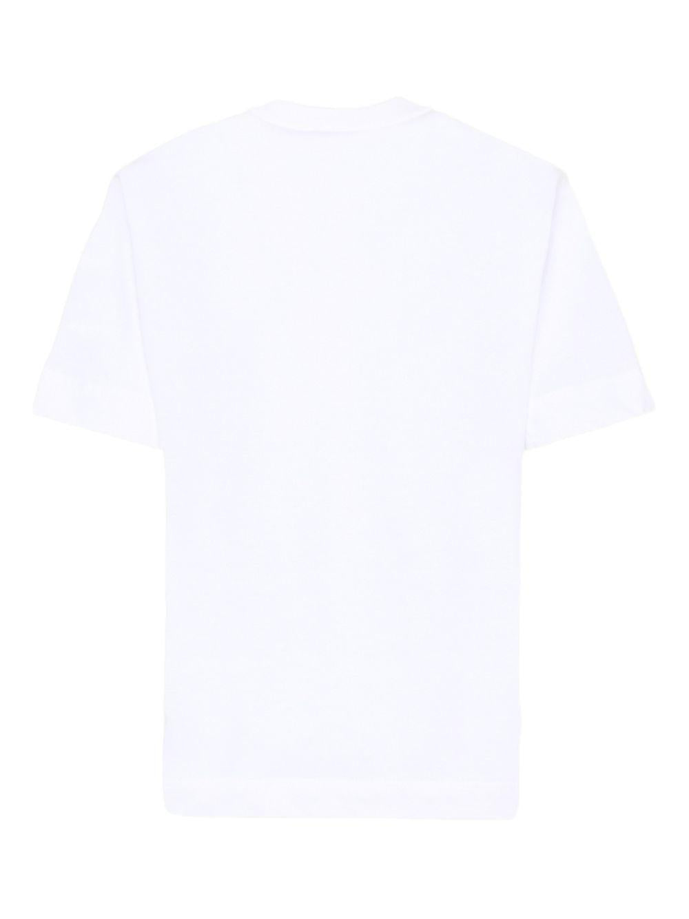 T-shirt bianca per bambino M002MVM00RF 0M100 Marni Kids 