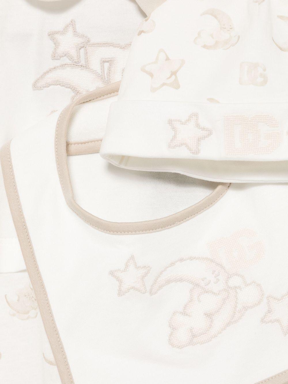 Tutina beige chiaro per neonato L1JOAIG7O1K S9000 Dolce & Gabbana Kids 