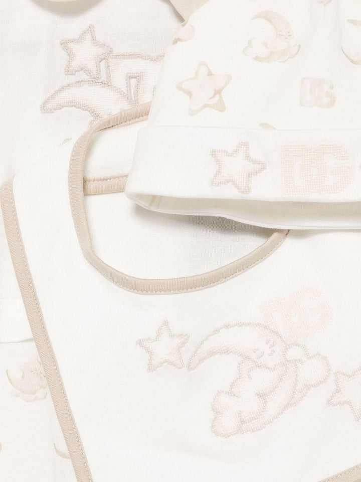 Tutina beige chiaro per neonato L1JOAIG7O1K S9000 Dolce & Gabbana Kids 