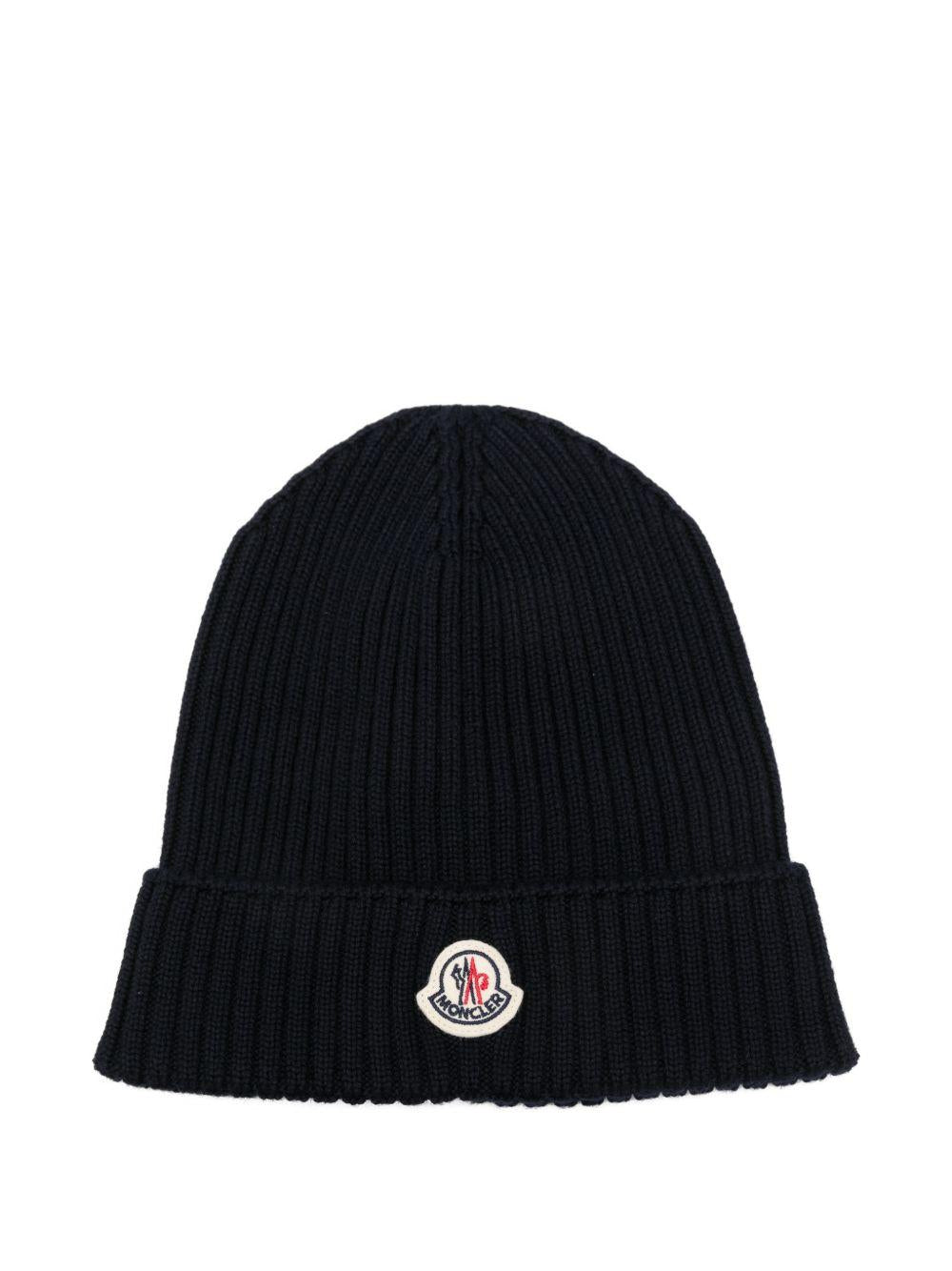 Capello blu navy per bambino 9543B00006M1131 742 Moncler Kids 