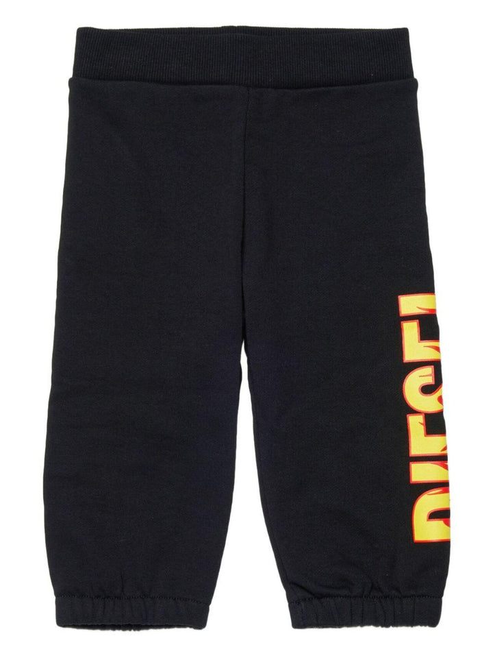 Pantalone nero per neonato K00732KYAVF K900 Diesel Kids 
