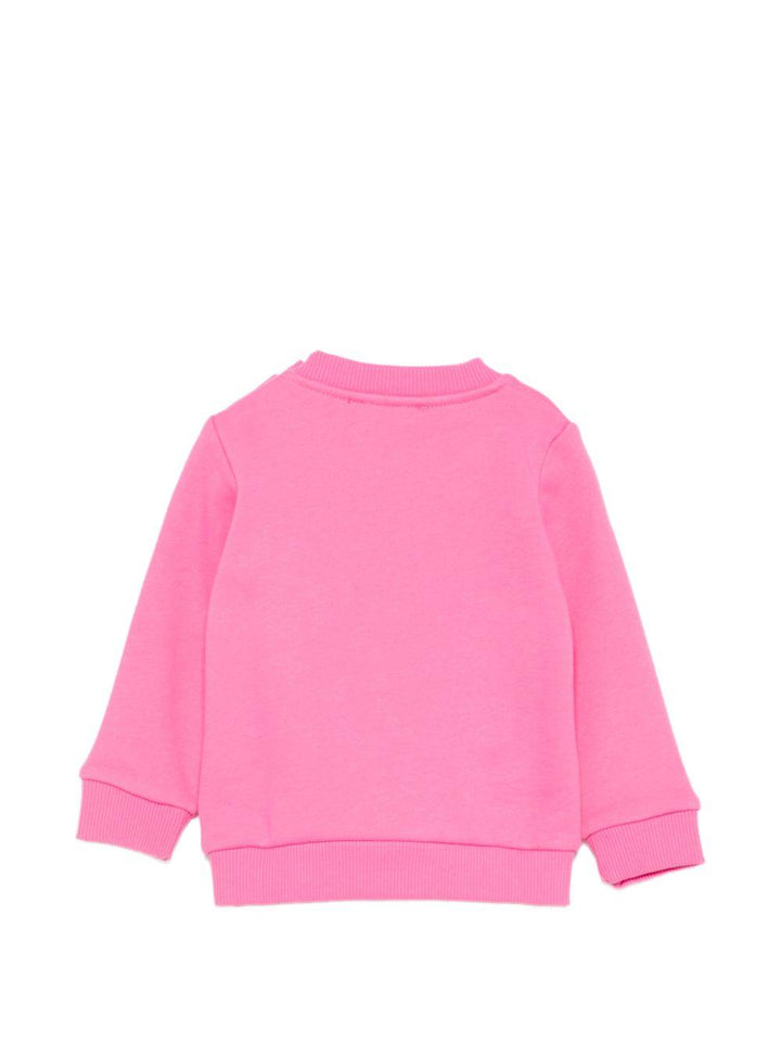 Felpa rosa per neoanta MTF060LCA89 50533 Moschino Kids 