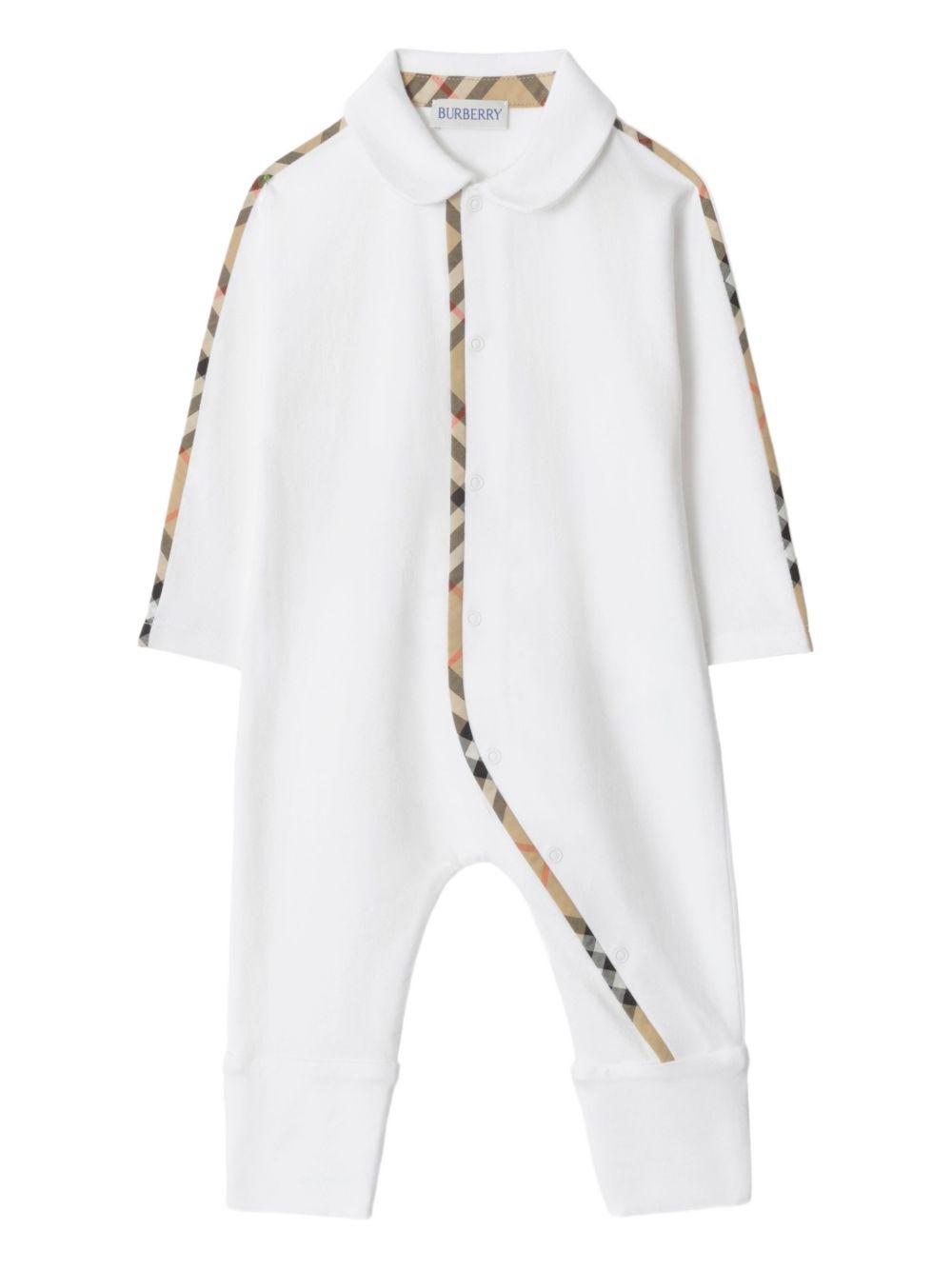Tutina bianca per neonato 8119819 A1464 Burberry Kids 