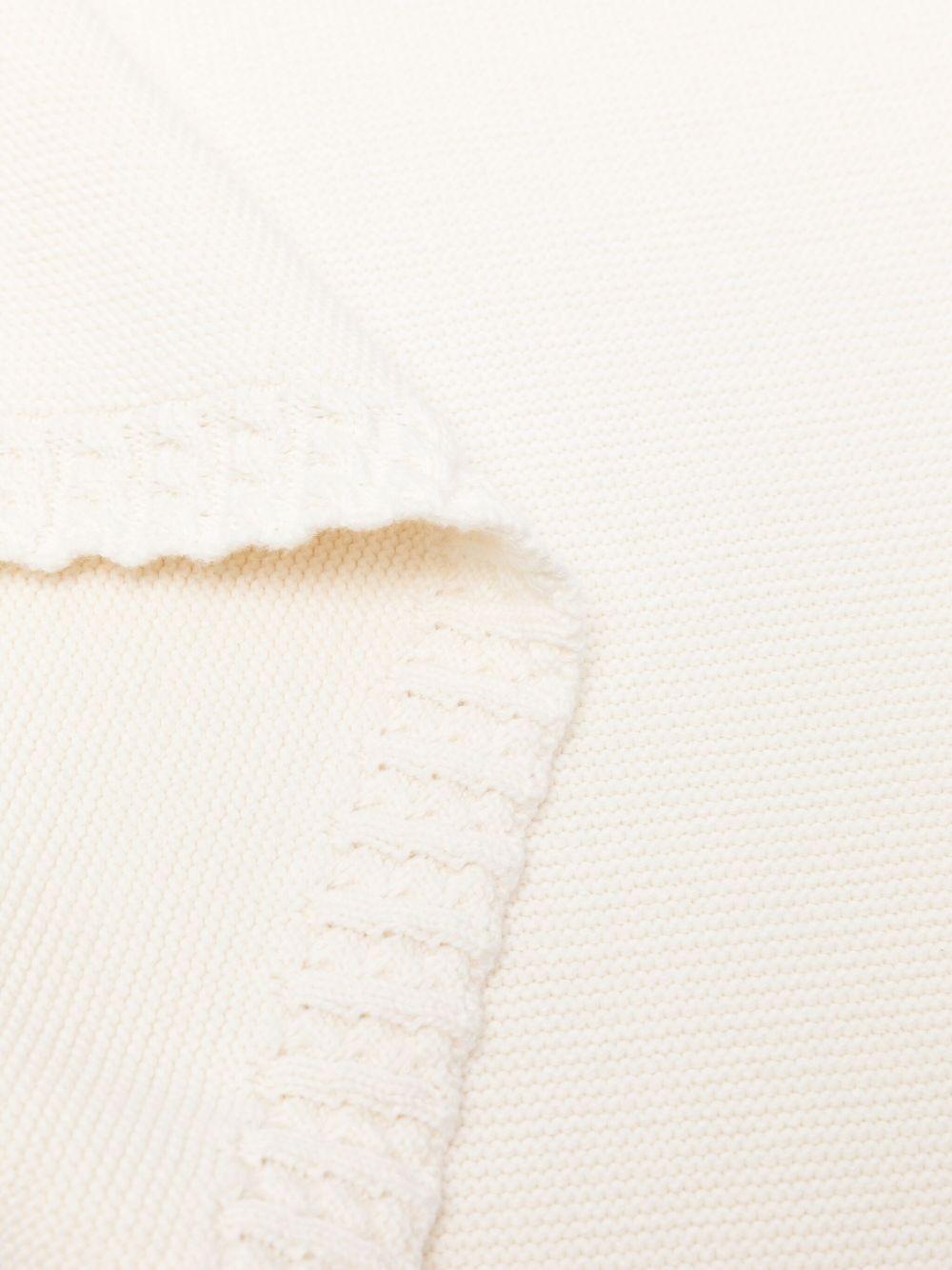 Coperta bianca per neonato EY000148AF18948 U0007 Emporio Armani Kids 