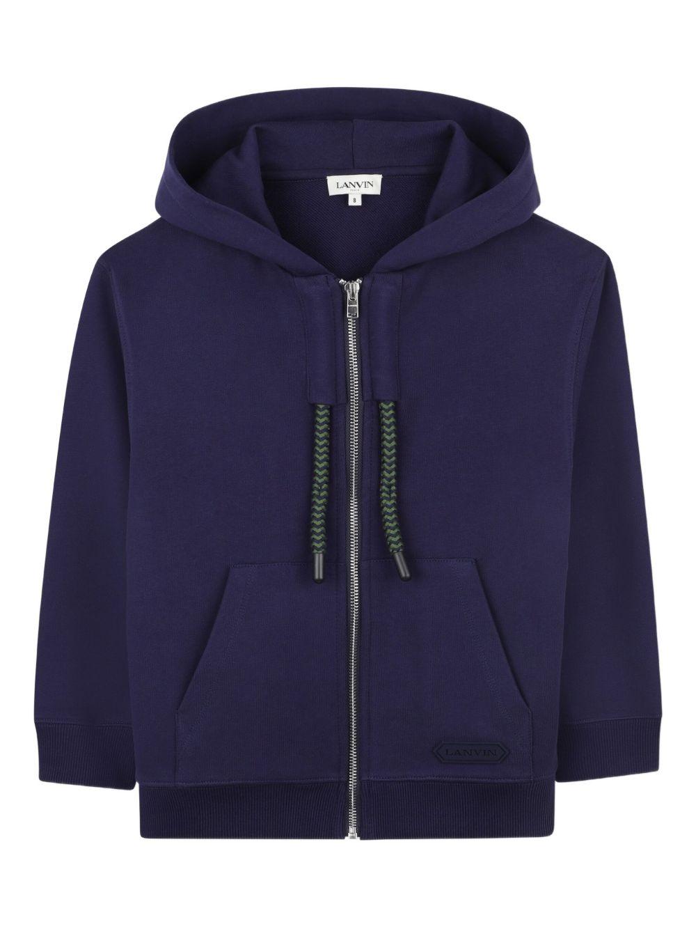 Felpa blu per bambino N30317 868 Lanvin Enfant 