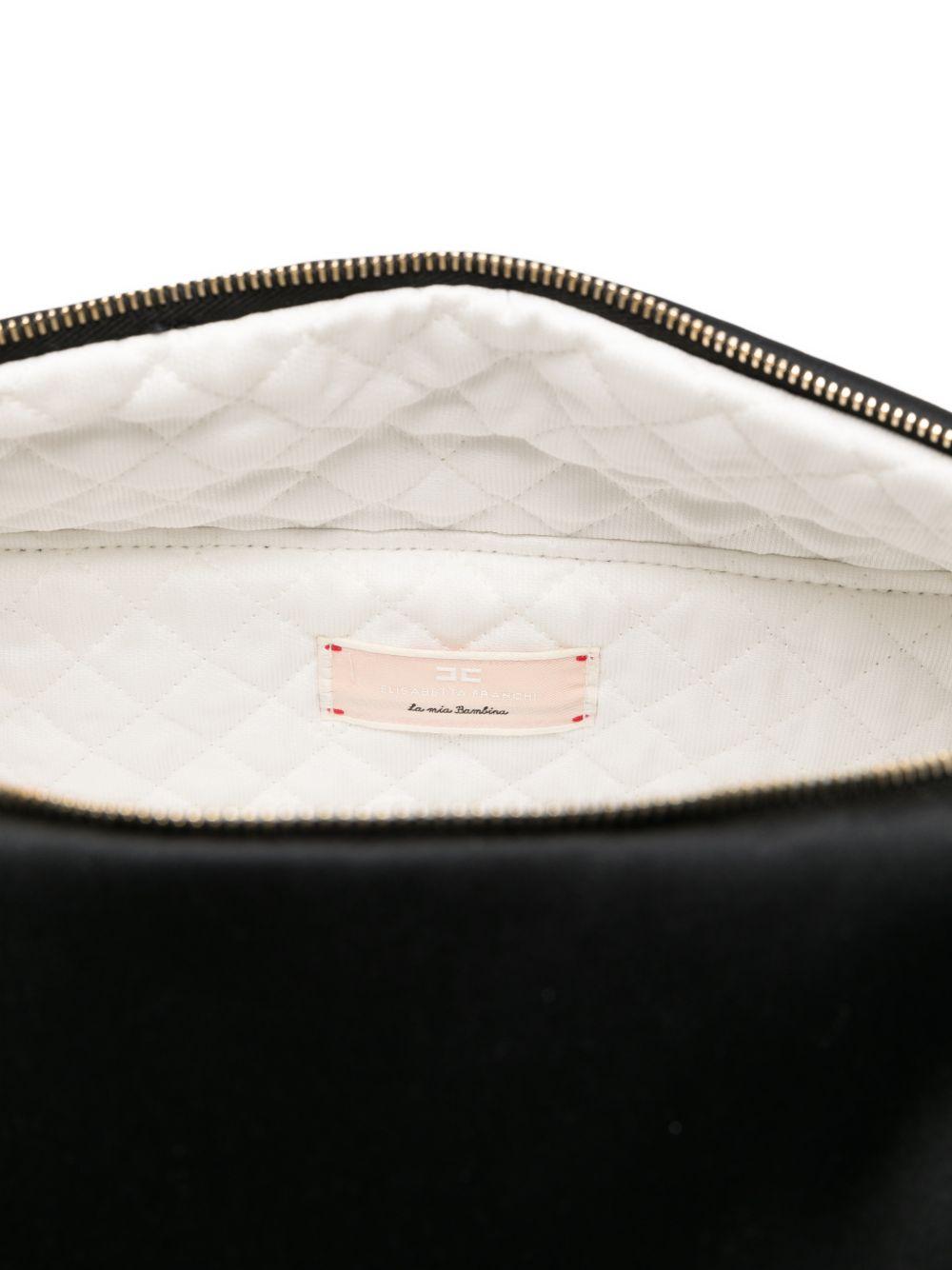 Borsa mamma nera ENBO0280RA016 N000 Elisabetta Franchi Kids 