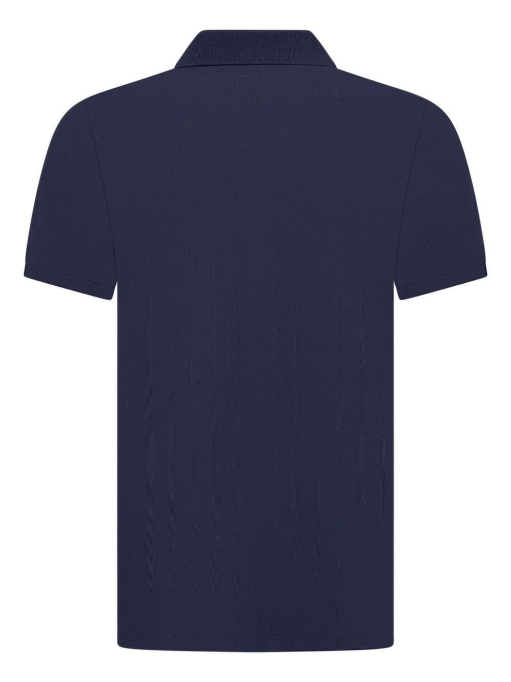 Polo blu per bambino con logo 323547926 004 Ralph Lauren Kids 