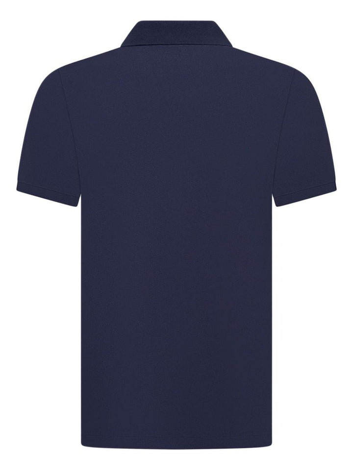 Polo blu per bambino con logo 323547926 004 Ralph Lauren Kids 