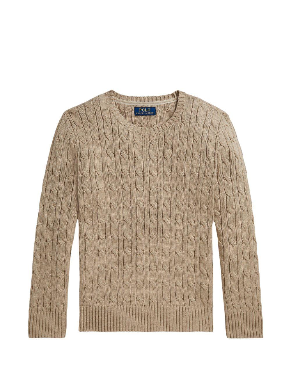 Maglione marrone chiaro per bambina 323702674 513 Ralph Lauren Kids 