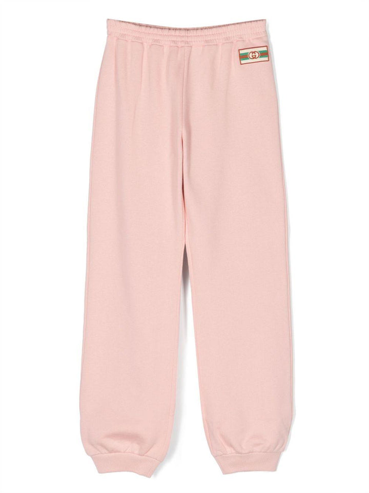 Pink sports trousers for girls
