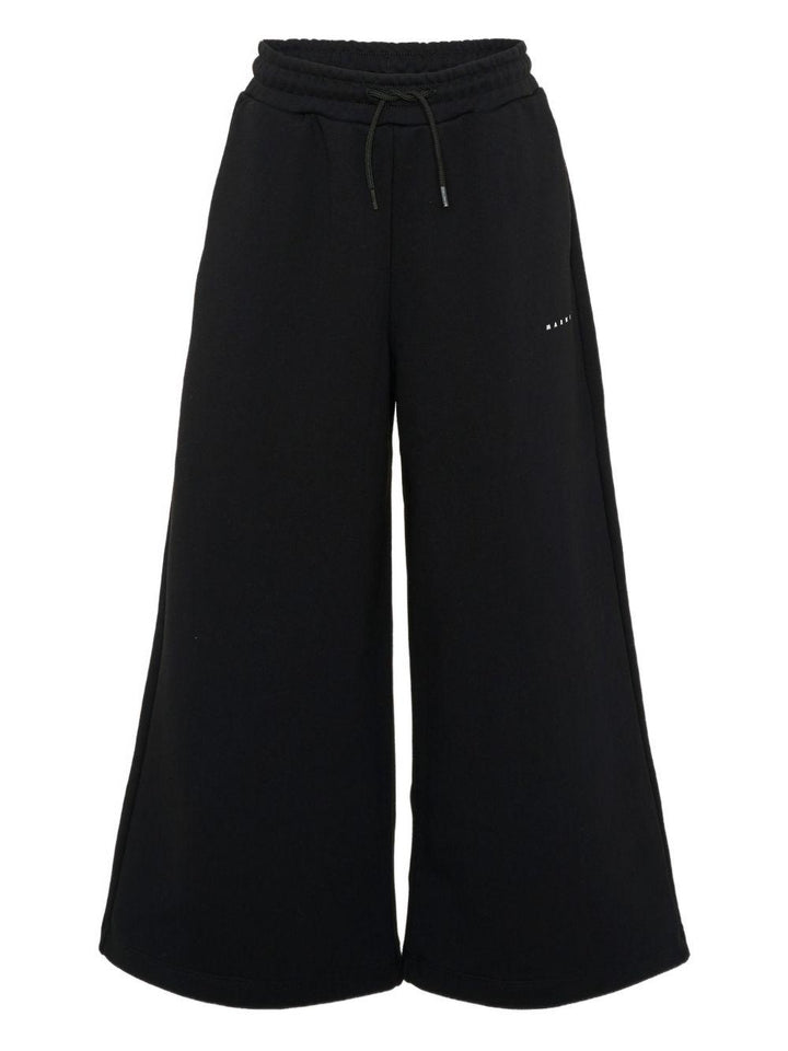 Pantalone nero per bambina M01432M00V0 0M900 Marni Kids 
