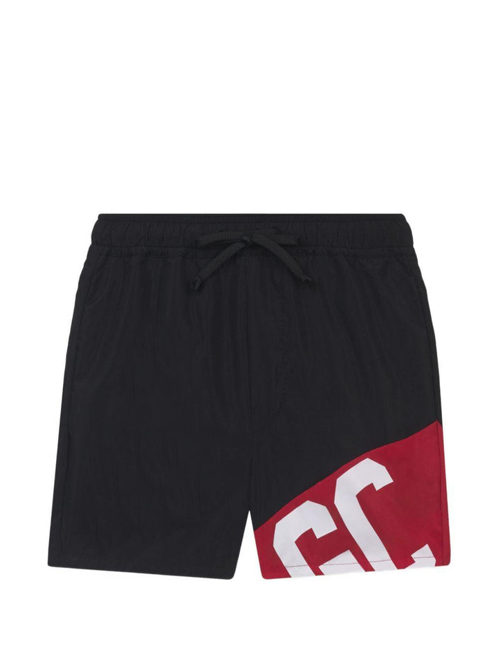 Costume nero per bambino C1BJQS524T016 999R Gcds Kids 