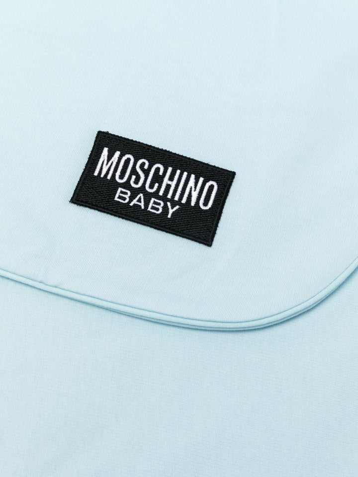Coperta blu per neonato MUB00MLCA19 40304 Moschino Kids 