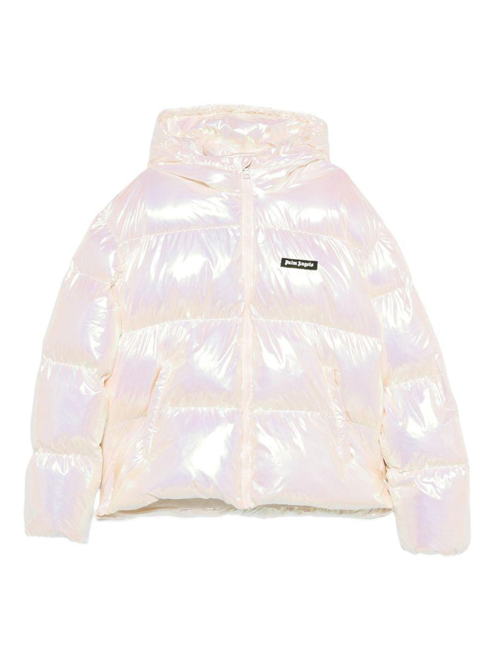 Giubbotto rosa per bambina PGEJ005F25FAB001 8103 Palm Angels Kids 