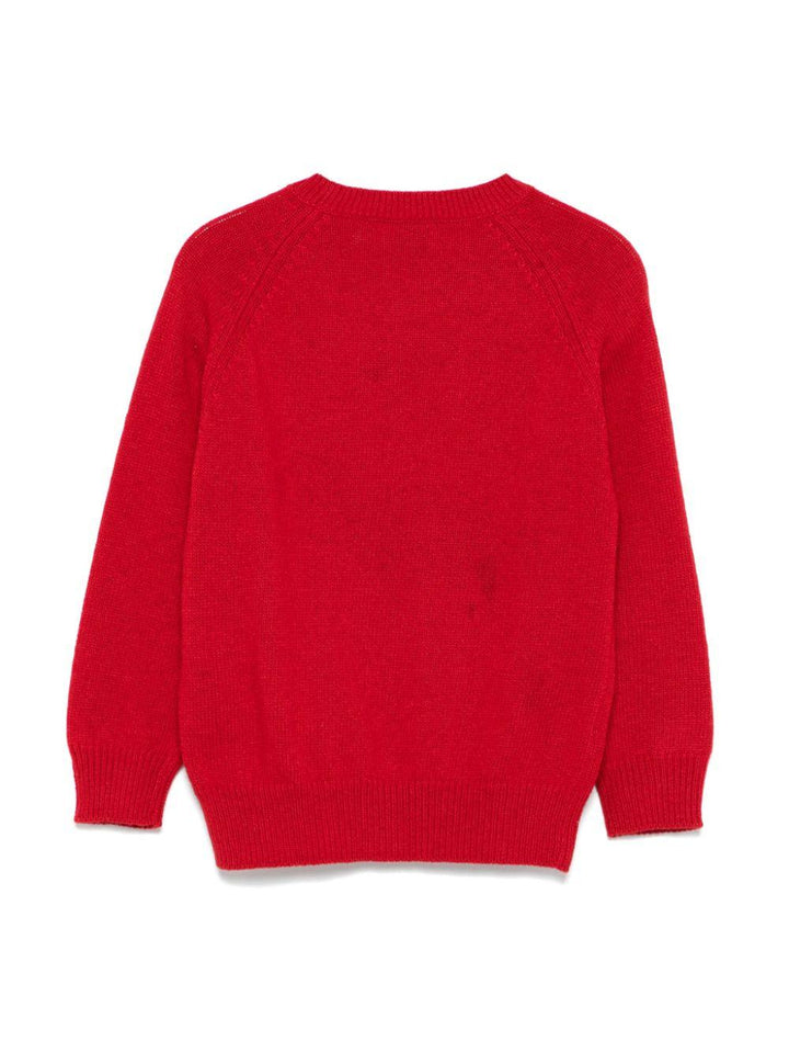 Maglione rosso mattone per bambino
