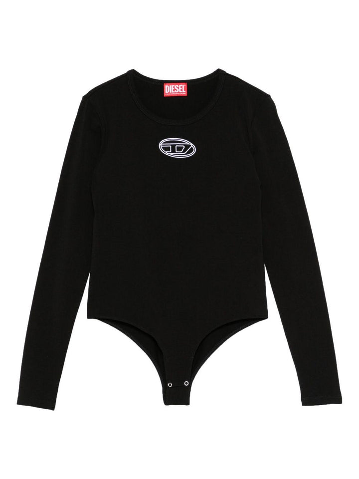 Body nero per bambina