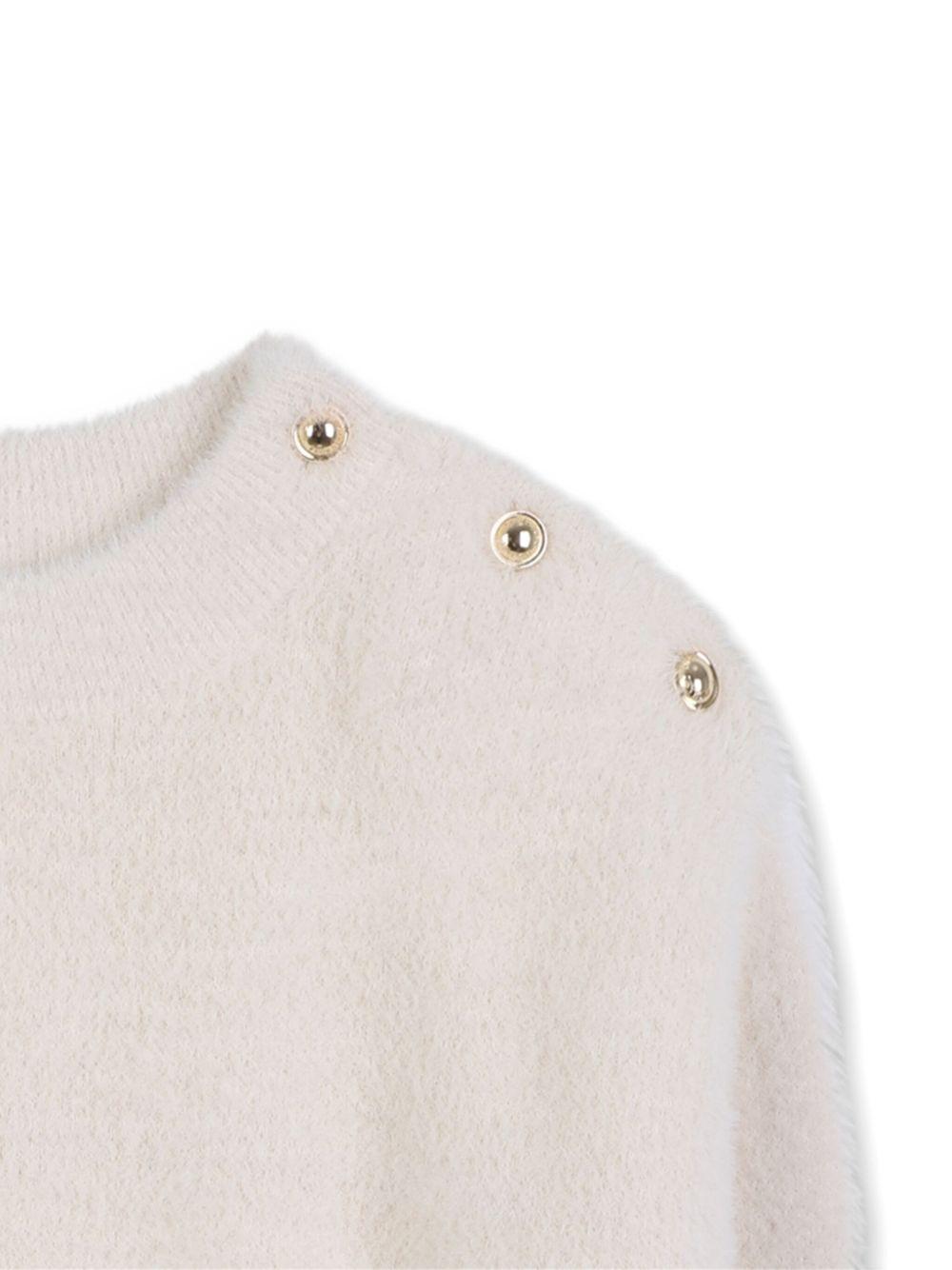 Maglione bianco per bambina R30467 190 Michael Kors Kids 
