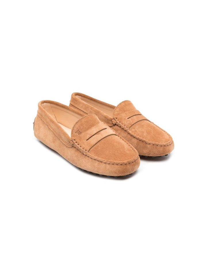 Camel moccasins for children
