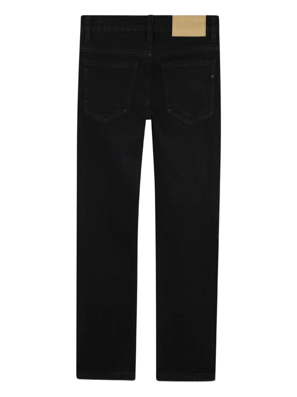 Pantalone nero per bambino J52310 09B Boss Kids 