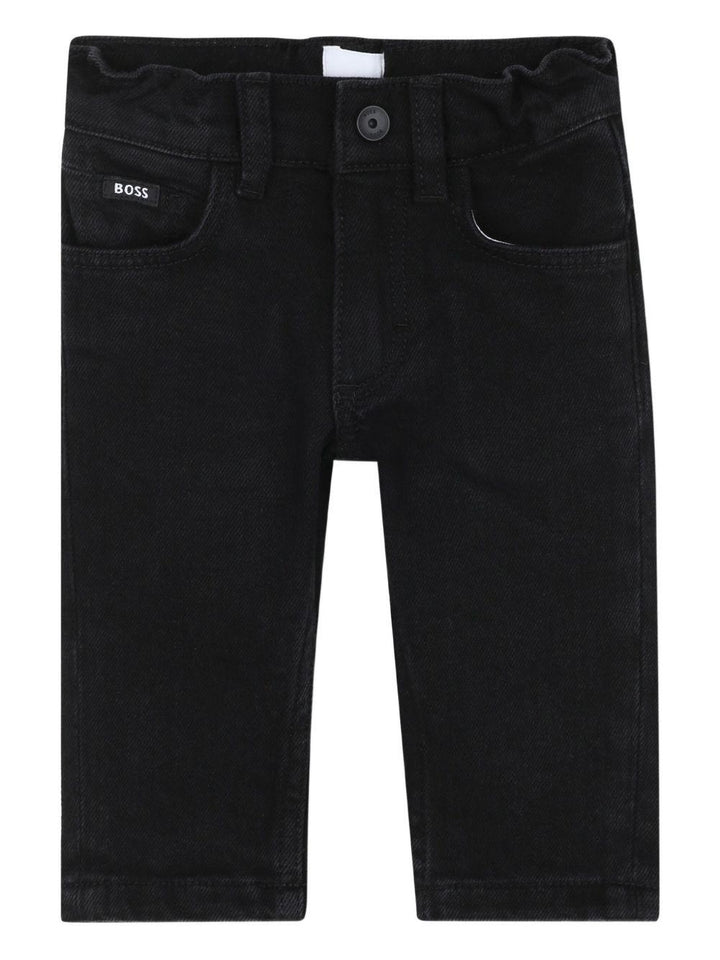 Jeans nero per neonato J52440 09B Boss Kids 