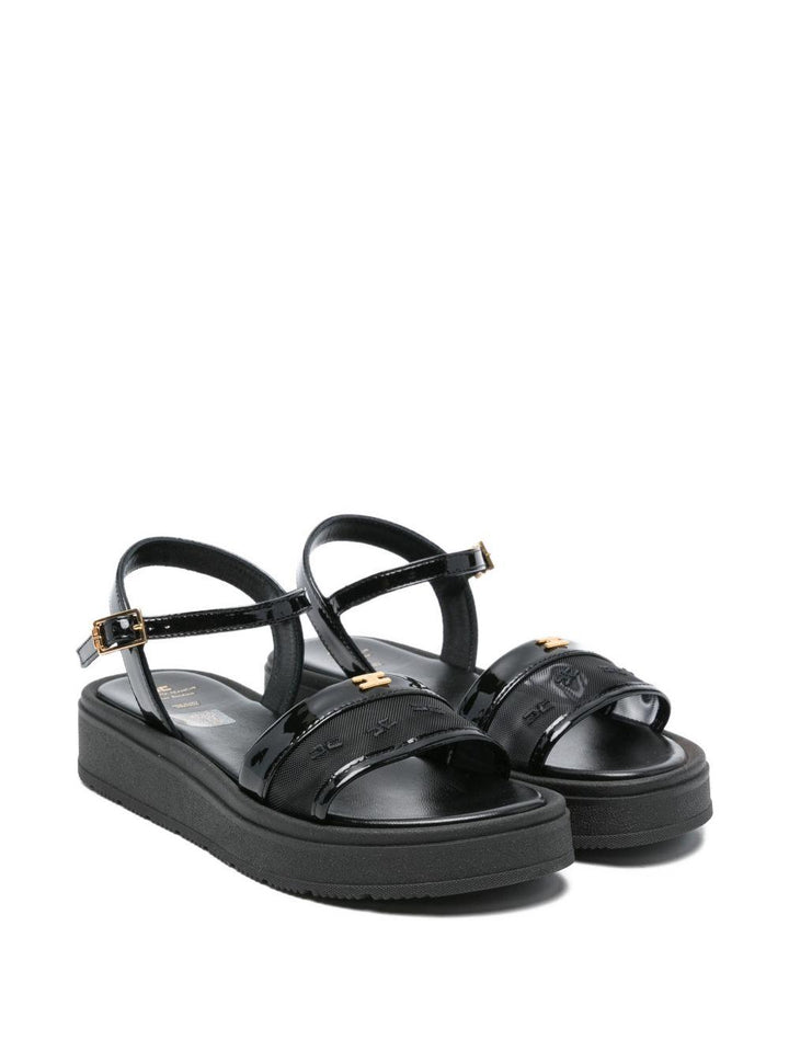 Sandali nere per bambina F4A2E05951921 999 Elisabetta Franchi Kids 
