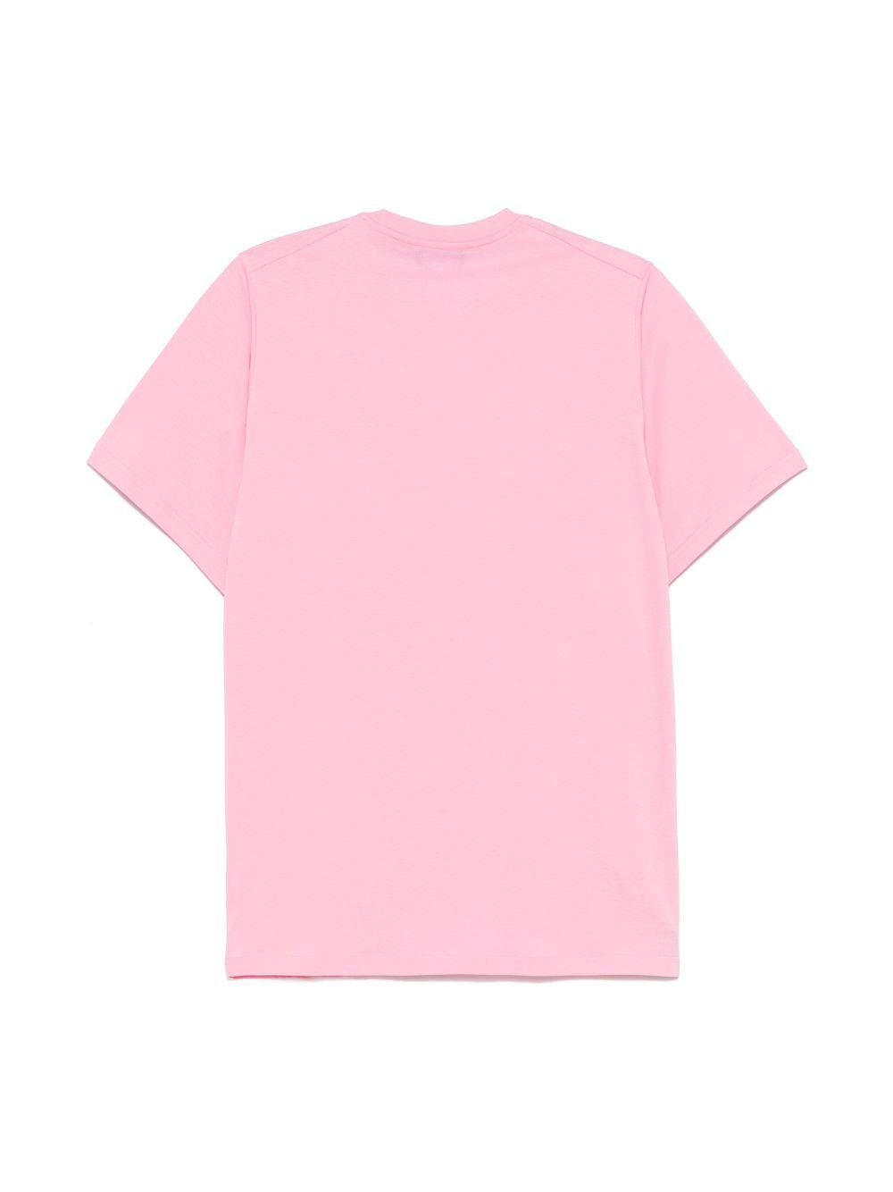 Pink t-shirt for boys with logo