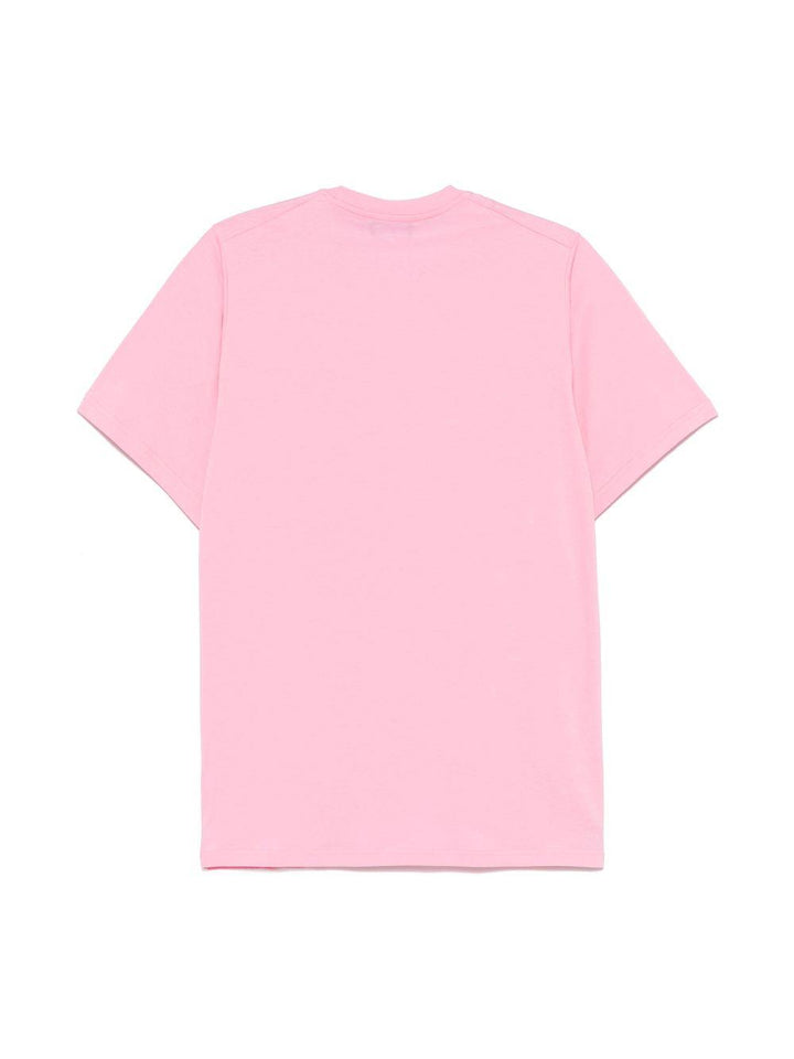 Pink t-shirt for boys with logo