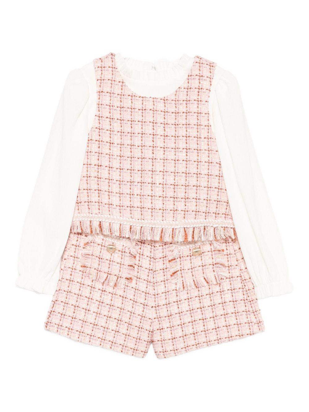 Completo rosa/bianco per bambina 5727 008 Abel & Lula 