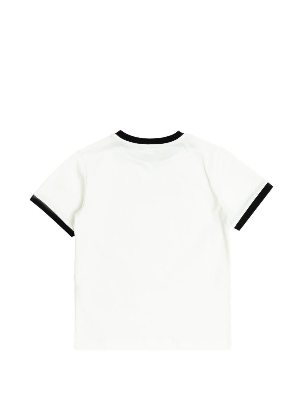 T-shirt bianca per bambino BY8P41Z3672 100NE Balmain Kids 