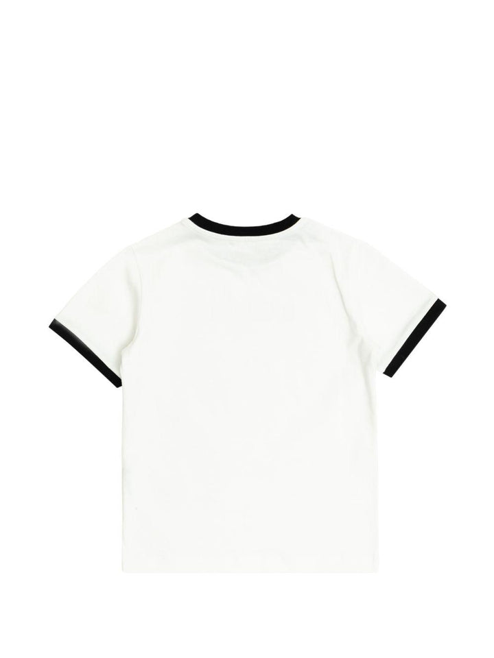 T-shirt bianca per bambino BY8P41Z3672 100NE Balmain Kids 