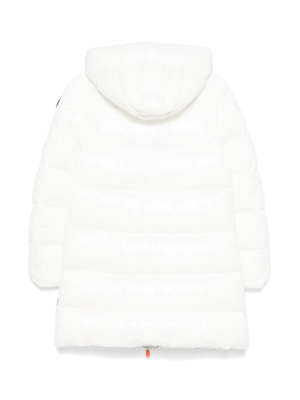 Save the Duck Kids White Jacket for Girls
