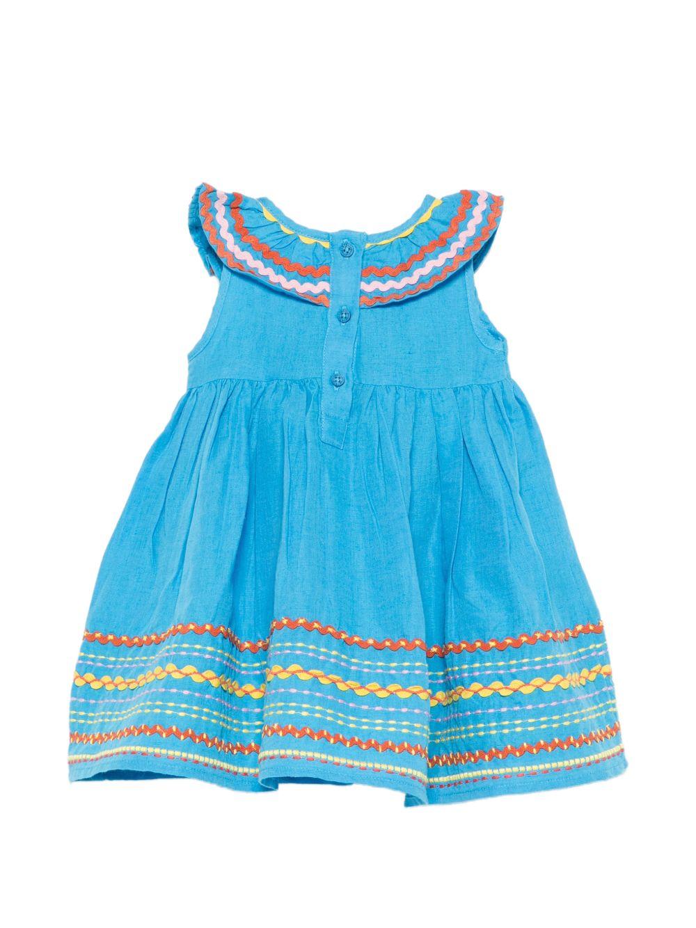 Abito blu per neonata TY1152Z0138 673 Stella McCartney Kids 
