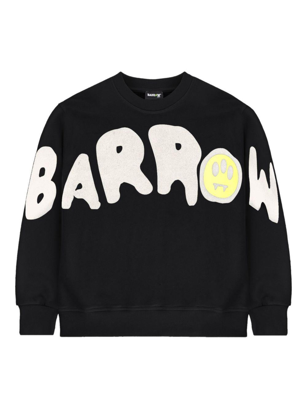 Felpa nera per bambino F5BKJUSW237 110 Barrow Kids 