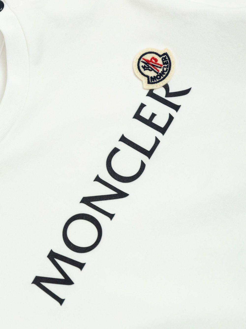 Completo blu/bianco per neonato 9518M0000989AUM 002 Moncler Kids 