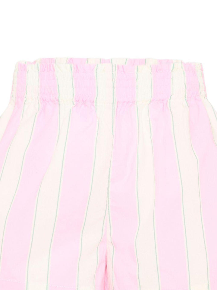 Bermuda rosa/bianca/verde per bambina MEA001 00897L MC2 Saint Barth Kids 