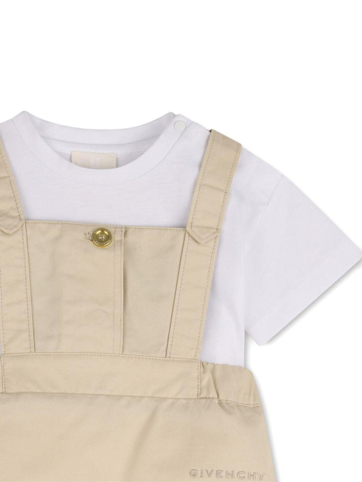 Completo bianco/beige per neonata H31171 192 Givenchy Kids 