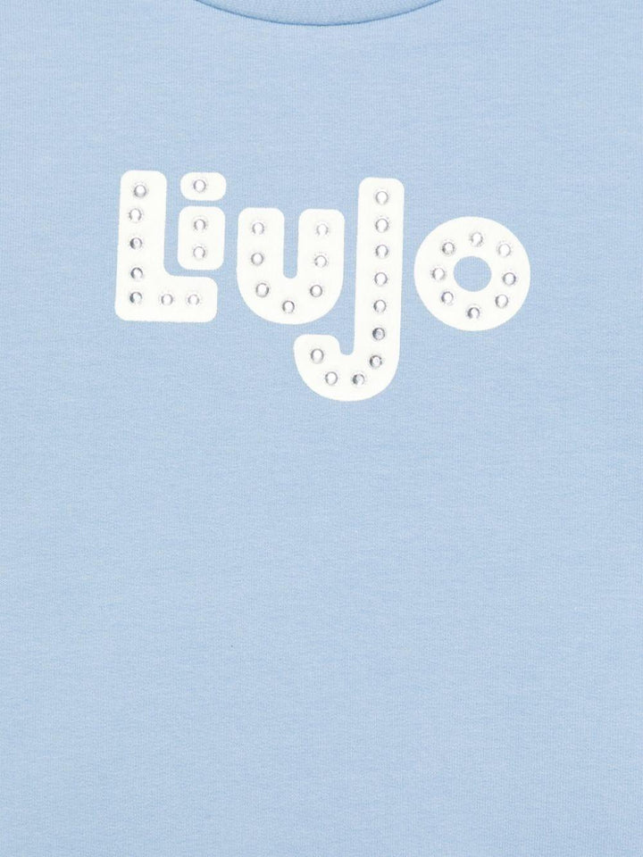 Pastel blue sweatshirt for girls